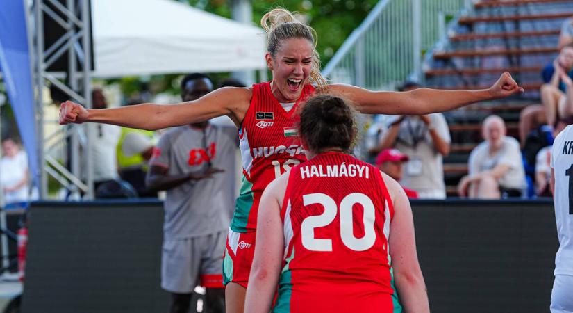 3x3-as kosárlabda: a döntőig meneteltek a magyar lányok a Nagytemplom előtt