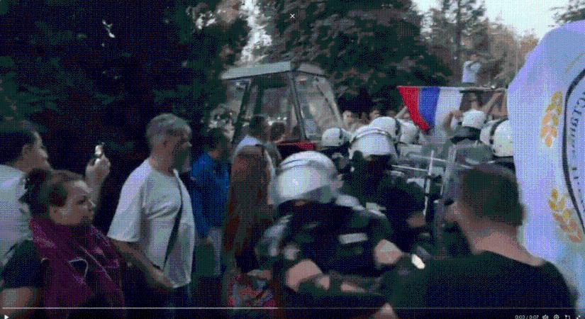 Dačić: Megtámadták a rendőröket – Egyetemisták: Itt a videó, ki támadt kire