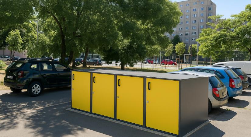 Megérkeztek minden kerületi helyszínre a zárt és fedett kerékpártárolók – Így tudja igénybe venni őket