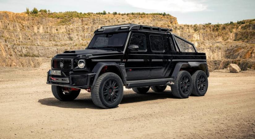 6 kerekű monstrum a Brabus legújabb benzinpusztító Mercedese