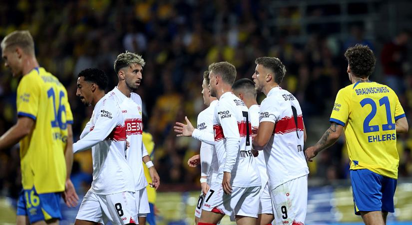 Német Kupa: a Stuttgart őrült csata végén tizenegyesekkel jutott tovább a Braunschweig ellen