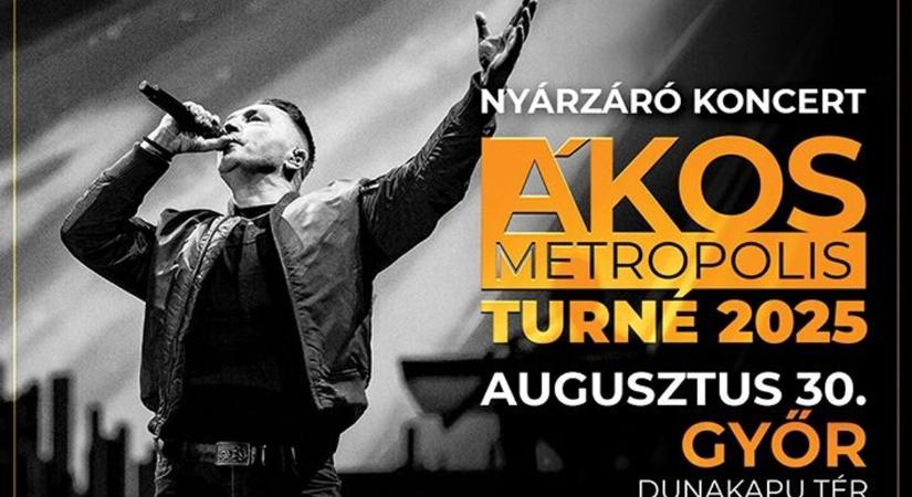 Koncertek és lovagavatás a győri nyárzárón