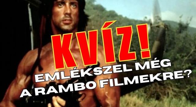 Retró kvíz: Emlékszel még a Rambo filmekre? Lássuk, mennyire?