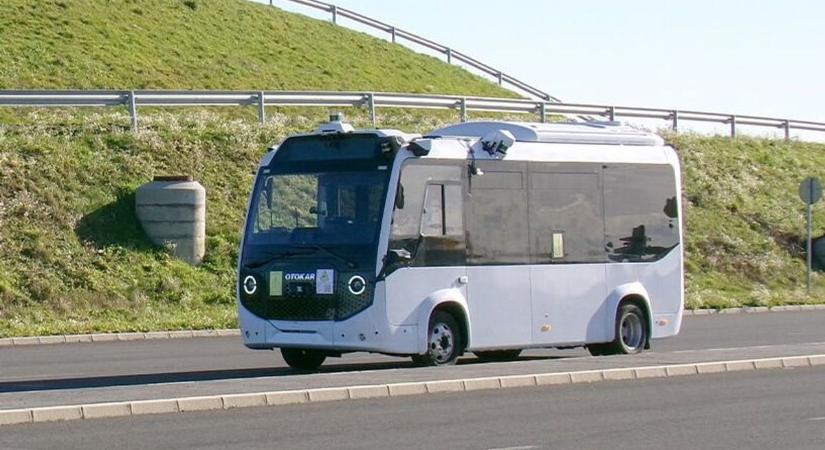 Sofőr nélküli buszt teszteltek a Zala ZONE-on
