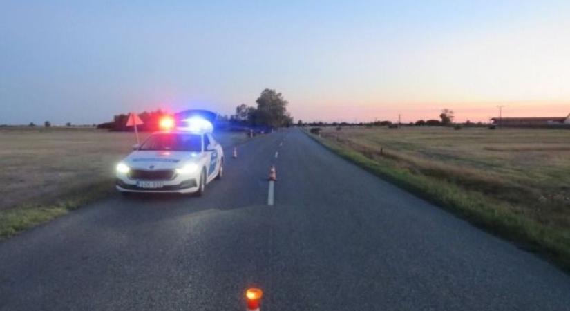 Különleges járművet ütött el Heves határában, majd visszatért a baleset helyszínére a cserbenhagyó  fotók