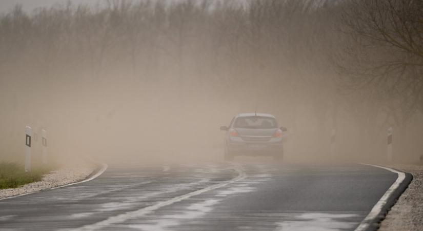 Észvesztő porvihar lesz csütörtökön - térkép