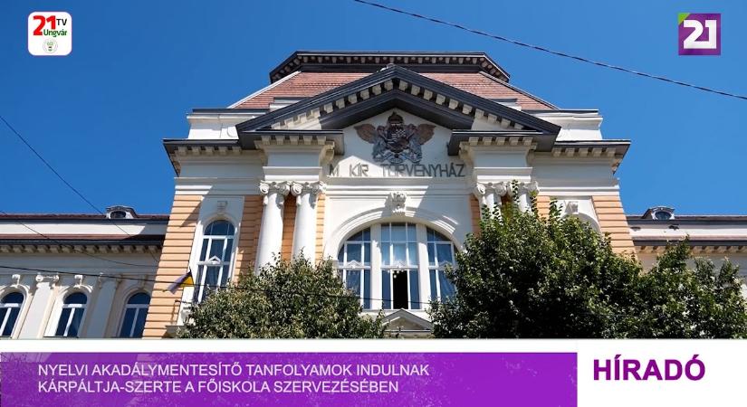 Nyelvi akadálymentesítő tanfolyamok indulnak Kárpáltja-szerte a főiskola szervezésében (videó)