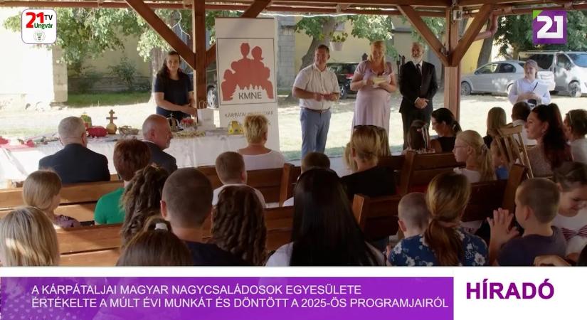 A Kárpátaljai Magyar Nagycsaládosok Egyesülete értékelte a múlt évi munkát és döntött a 2025-ös programjairól (videó)