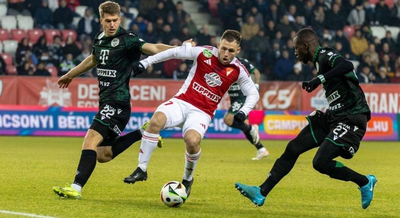 A Fradit fogadja a Loki a Nagyerdei Stadionban, itt van minden, amit a meccsről tudni kell