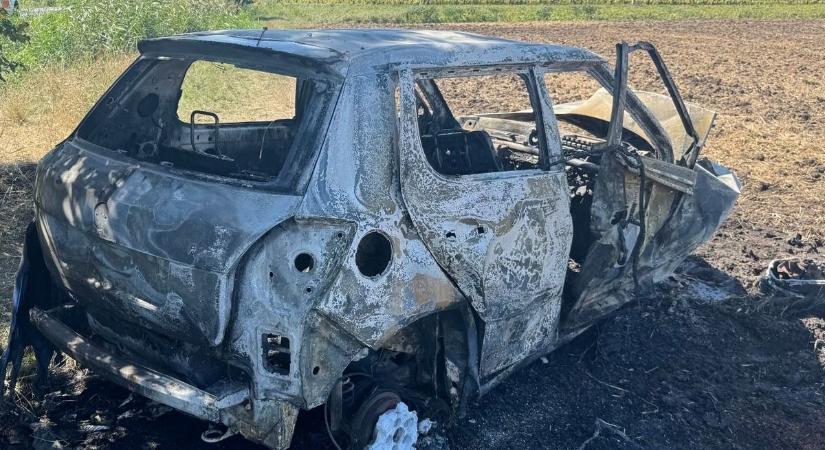 Halálra égett a sofőr Földesnél a baleset során