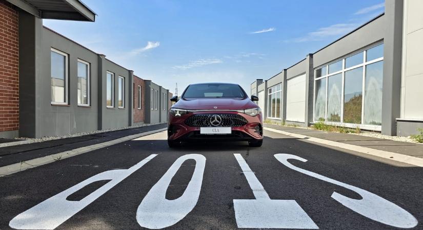 A 70 GB RAM-tól a csempész raktérig: Magyarországon vezettük az új elektromos Mercedes CLA-t