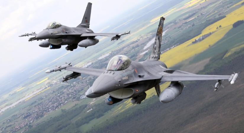 Belgium bejelentette, mikor kap Ukrajna F–16-os vadászgépeket