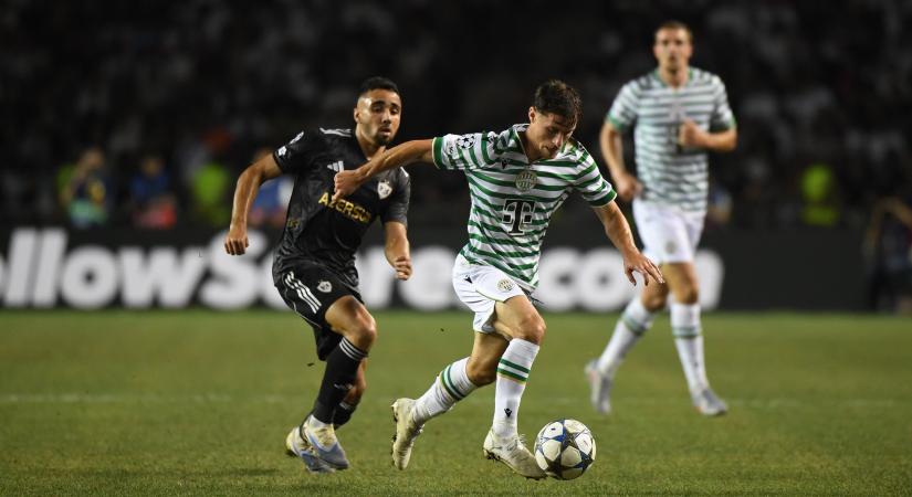 BL-playoff: A Fradi közel járt a csodához, de a Qarabag jutott a főtáblára - videó
