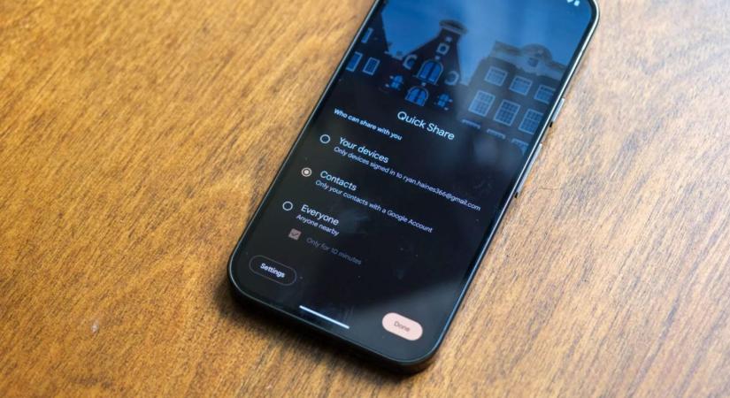 Az Android Quick Share funkciója hamarosan iPhone-okkal is működni fog