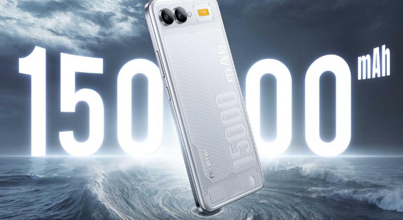 A Realme villantott egy 15 000 mAh-s akkumulátorral szerelt mobilt, ami nincs 9 mm vastag