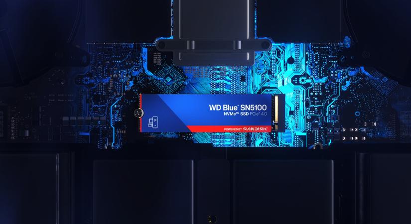 Megjött a SanDisk új SSD sorozata, a WD Blue SN5100 – 30%-kal gyorsabb, mint elődje