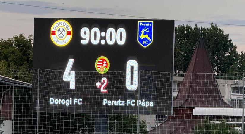 Továbbra is veretlen a Dorog