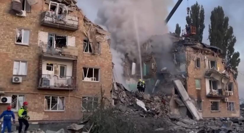 Megint Kijevet támadták az oroszok, nyolcan meghaltak