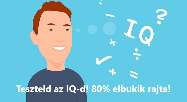 Kvíz: Teszteld az IQ-d! 80% elbukik rajta!