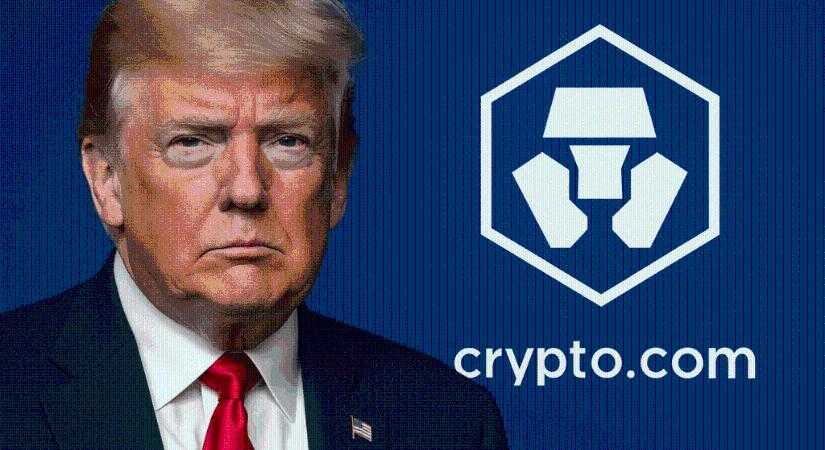 Kopogtat az alteszon: Trump és Crypto.com közös stratégiája az űrbe lőtte a CRO árfolyamát