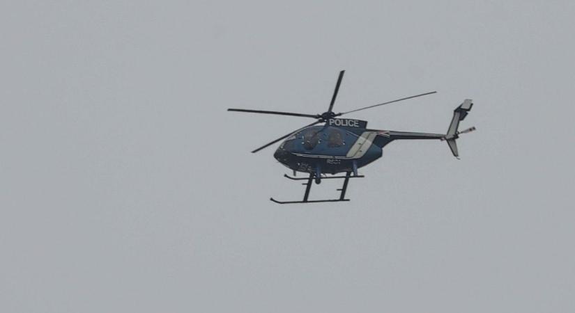 Mi történhetett? Valami baj lehet vármegyénkben – még a rendőrségi helikoptert is felküldték!