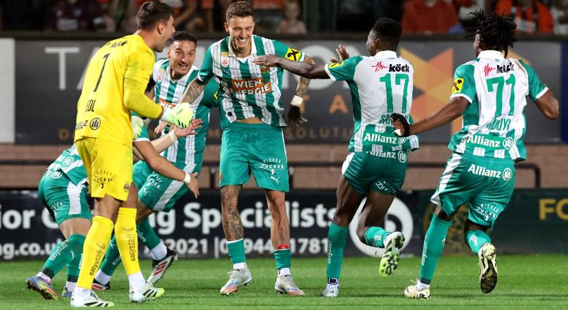 KL-playoff: 2-3 gólos ETO-verést várnak a Rapidnál - Bolla és Stöger is népszerű Bécsben