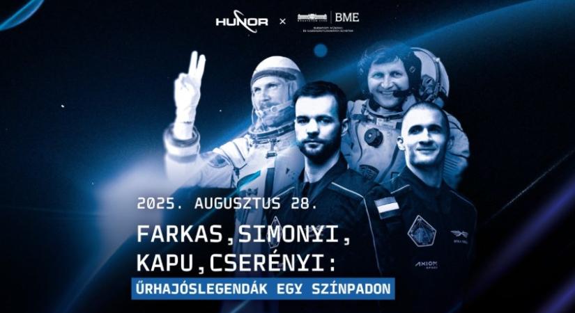 Egy színpadon Magyarország űrhajósai a BME-n