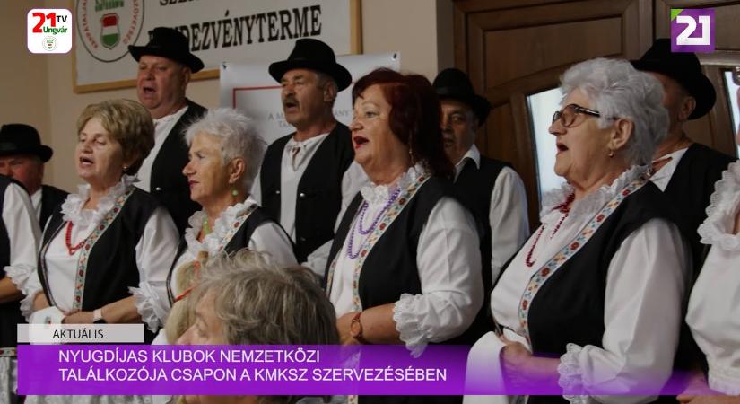 Aktuális (2025.08.28) - Nyugdíjas klubok nemzetközi találkozója Csapon a KMKSZ szervezésében (videó)