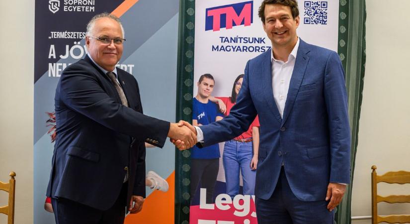 Jövőt adó mentorálás - a Tanítsunk Magyarországért országos programhoz csatlakozott a Soproni Egyetem