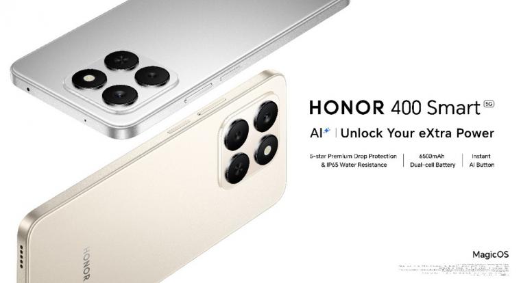 HONOR 400 Smart: strapabíró, AI-gombos okostelefon elérhető áron