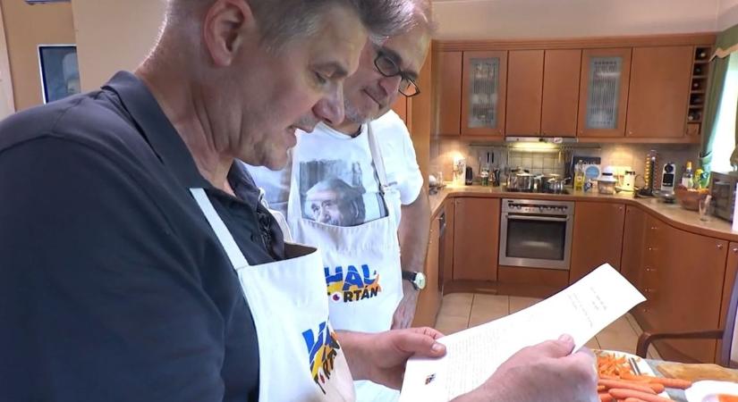 Fertőszögi Péter stresszel a Hal a tortán műsorában (videóval)
