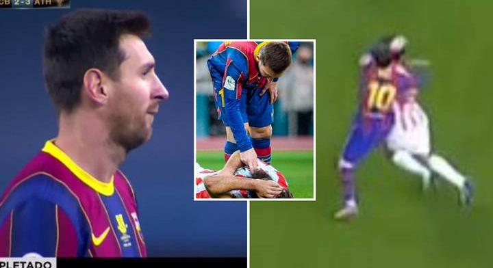 Messi olcsón megúszta, hogy leütötte az ellenfél vezérét
