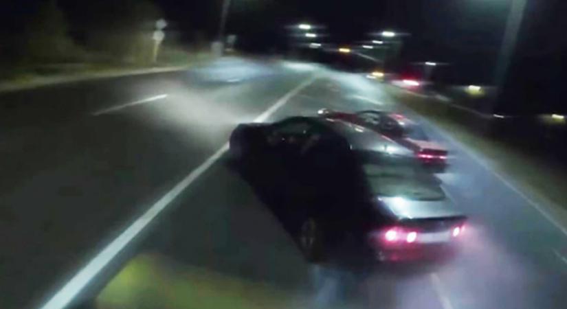 Driftelőket fogtak el a rendőrök Veszprémben