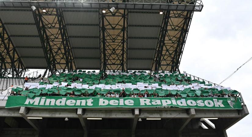 Rapid Wien–ETO: „Ferencváros, Ferencváros” – a Fradit éltették a Győr meccsén a bécsi szurkolók (VIDEÓ)