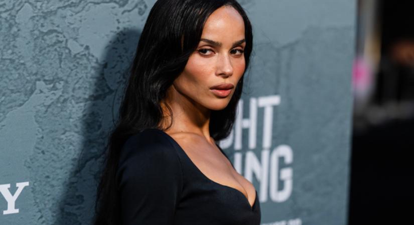 Zoë Kravitz élete legmerészebb miniruhájában lépett utcára