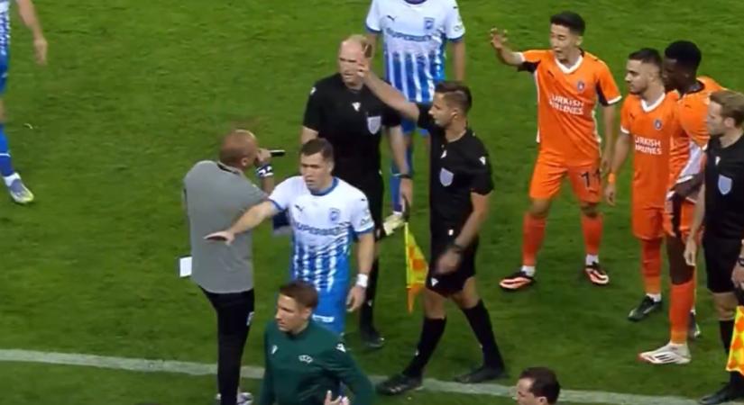 Hihetetlen, de igaz: kiállították a stadion hangosbemondóját egy focimeccsen