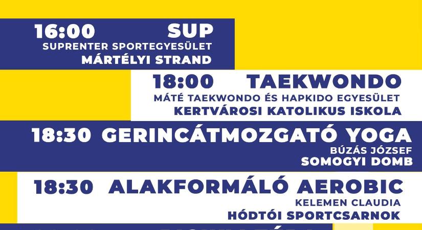 Taekwondo és bicikli túra is lesz a Mozgásban Vásárhely pénteki programjai között