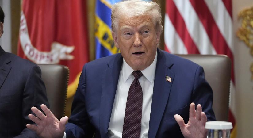 Trump „nem örült”, de „nem lepődött meg” a Kijev elleni dróntámadáson