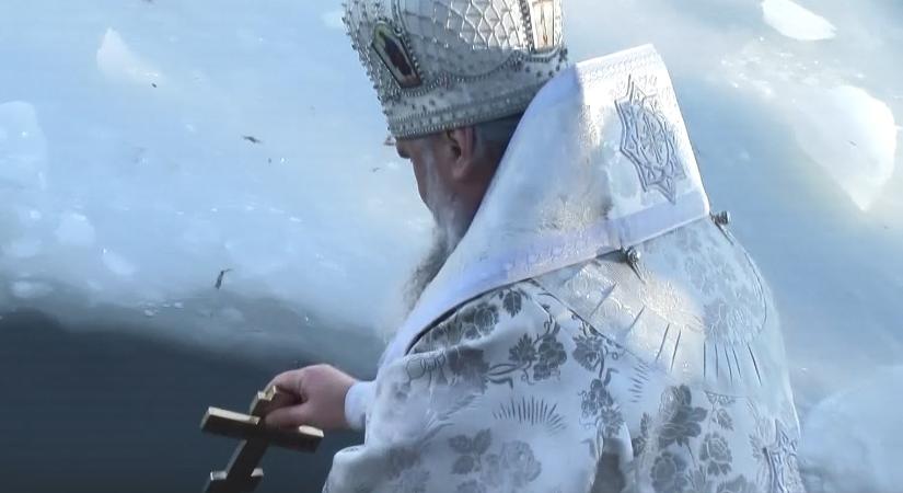 Vízkereszt napját ünnepelték az ortodox keresztények Ungváron (videó)