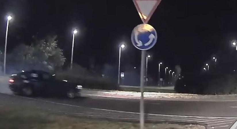 Büntetett a karma Debrecenben, a rendőrség szakította meg a driftelő BMW-s kombóját – videóval