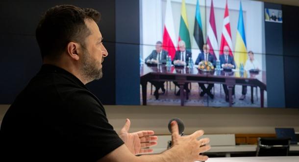 Zelenszkij Nawrockijal és az EU vezetőivel tárgyalt