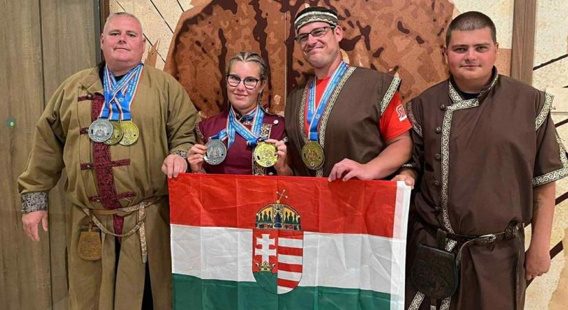 Adácsi DSE: világbajnoki címek és vb-ezüstök saját készítésű íjakkal, vesszőkkel