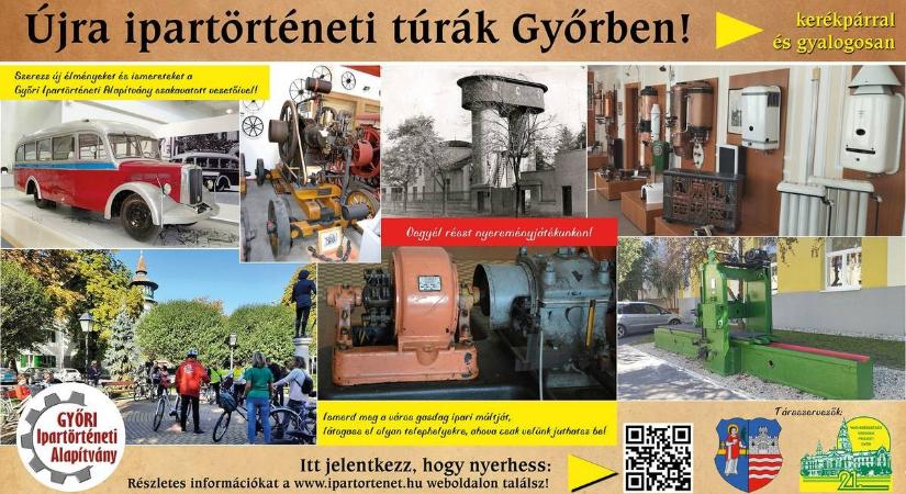 Időutazás Győr ipari múltjában – két különleges gyalogtúra