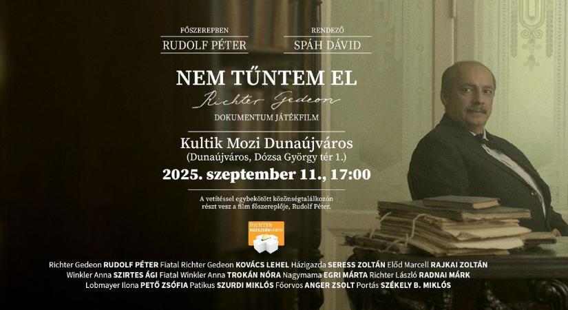 Rudolf Péterrel találkozhatnak a nézők a Nem tűntem el vetítése után