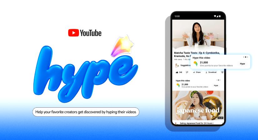 Hájpoló funkciót kapott a YouTube
