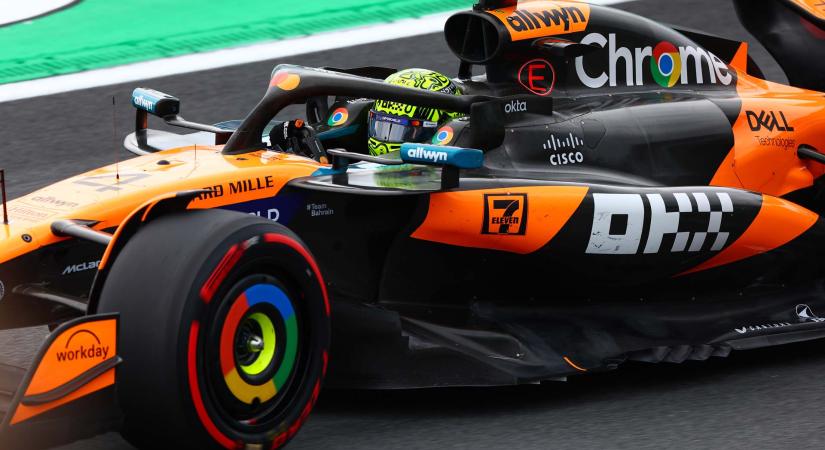 Norris az élen, Stroll autót tört a második holland edzésen
