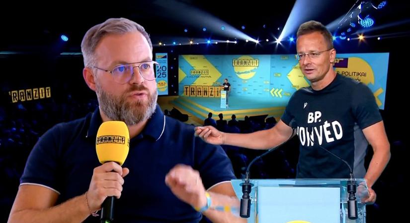 „A választásokon múlik, meddig maradhat ki Magyarország a háborúból” – Szijjártó Péter és Orbán Balázs a Tranzit Fesztiválon