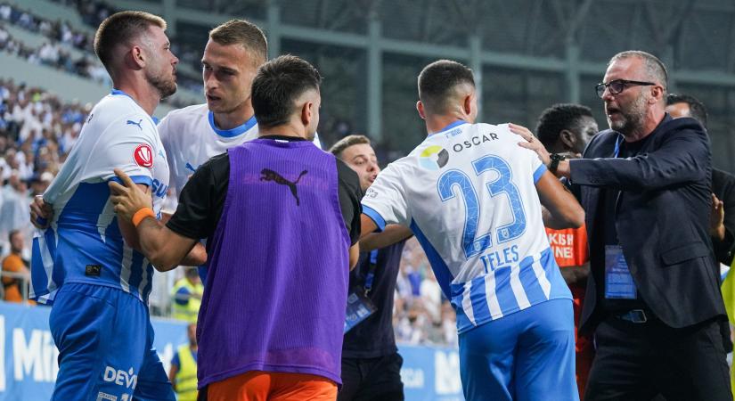 Kiállította a játékvezető a román szpíkert a Konferencia-liga meccsen