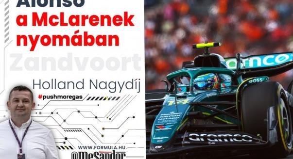Helyszíni: Alonso a McLarenek nyomában