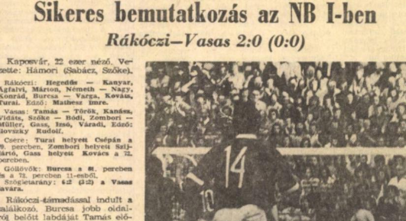 „Tizenegyes!” – kiáltotta a néma a Kaposvári Rákóczi történetének első NB I-es mérkőzésén